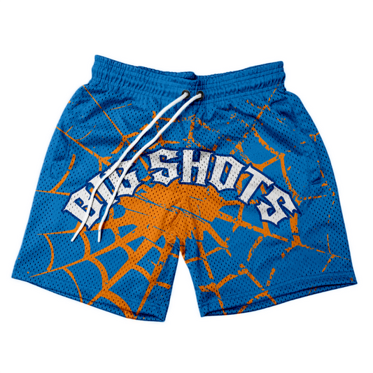 Blue Web Shorts